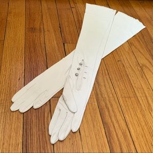 Vintage French Opera leather gloves